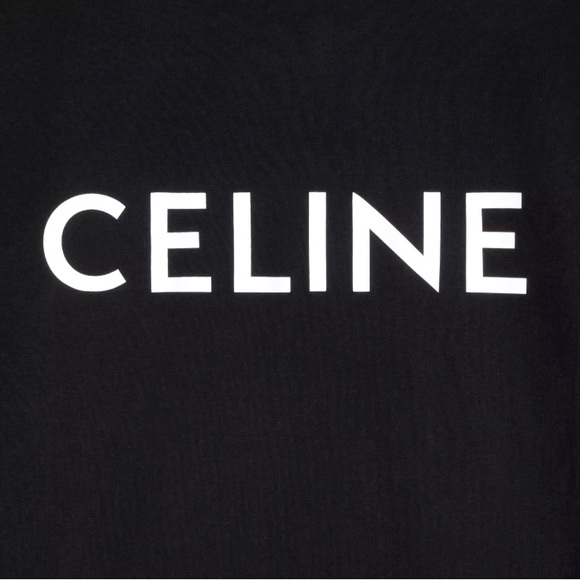 CELINE T-SHIRT IN COTTON JERSEY
BLACK WITH CELINE PRINT. - Picture 3 of 3